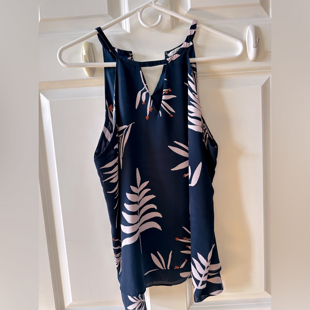v cut blouse